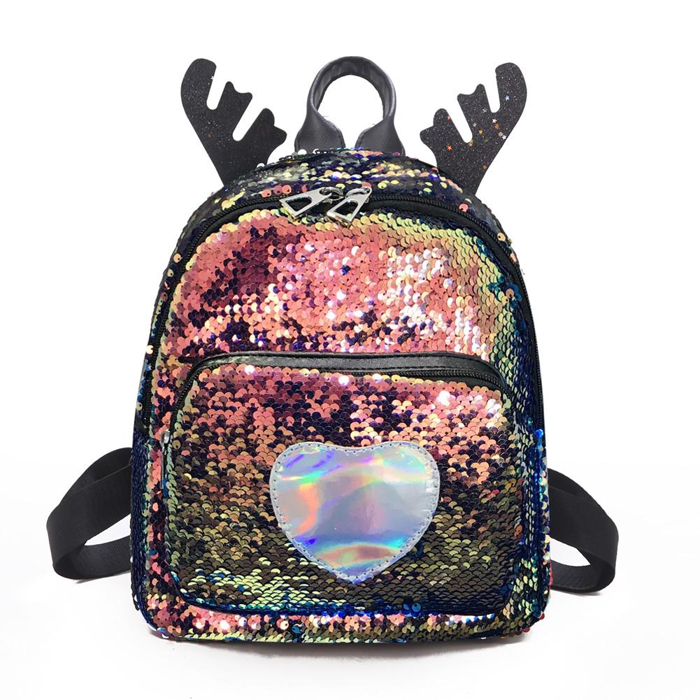 small sequin backpack