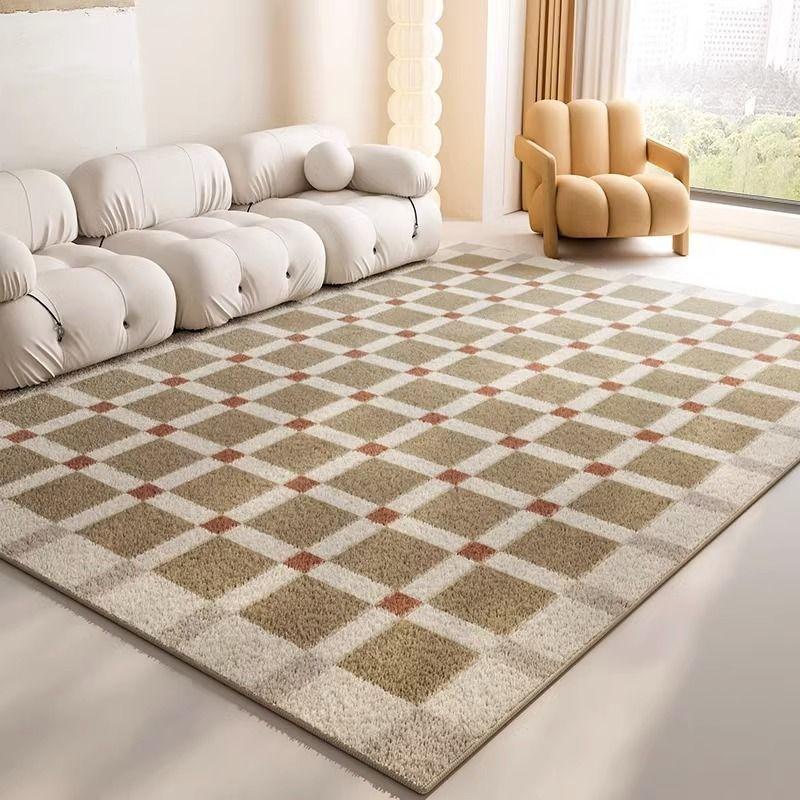 Living Room Carpet Sofa Coffee Table Mat Home Imitation Cashmere Bedroom Bedside Carpet Large Area Plush Floor Mat