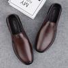 Fashion Luxury Brand Men Handmade Genuine Leather Loafers Shoes Casual Driving Flats Slip-on Shoes Men High Quality Business Comfy Shoes