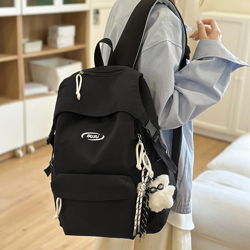 Japanese ins Campus School Bag Junior High School Student Backpack Lightweight Ridge Backpack High Value Large Capacity Student School Bag