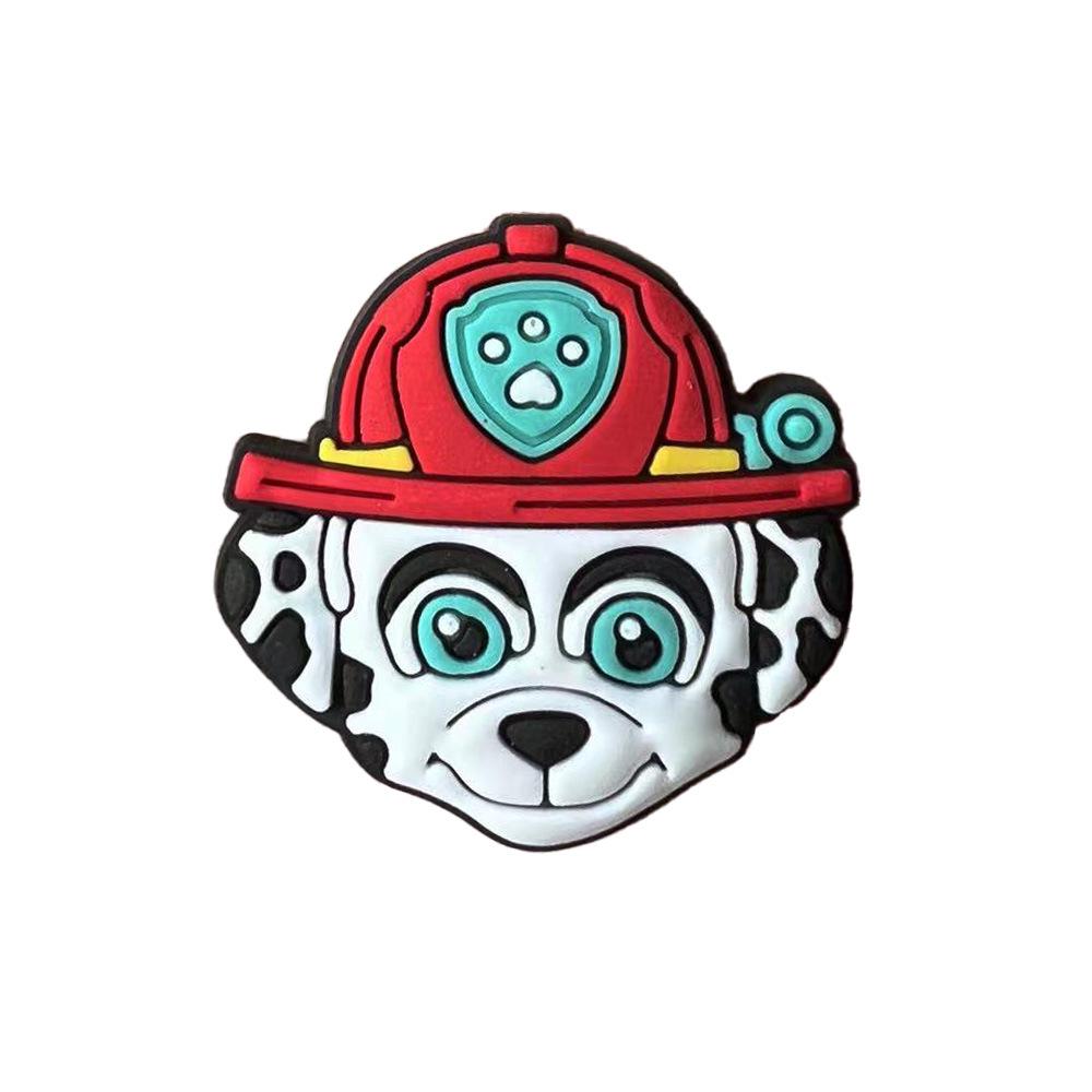 PAW Patrol Flower Clog Shoe Charms: Soft Rubber DIY Accessories