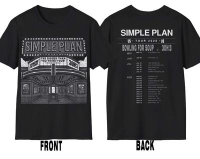 Simple Plan Tour 2026 Nordamerika T-Shirt