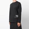 Y-3 Logo Digital Solid Long Sleeve T-Shirt Men Tops Black HF7071