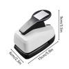 Square Hole Punch Hole Cutter Rectangle Paper Punch for Adult  Student Kids Label Art Project Card Making Photo Journal Crafting