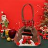 New velvet apple bag snowman – rojo