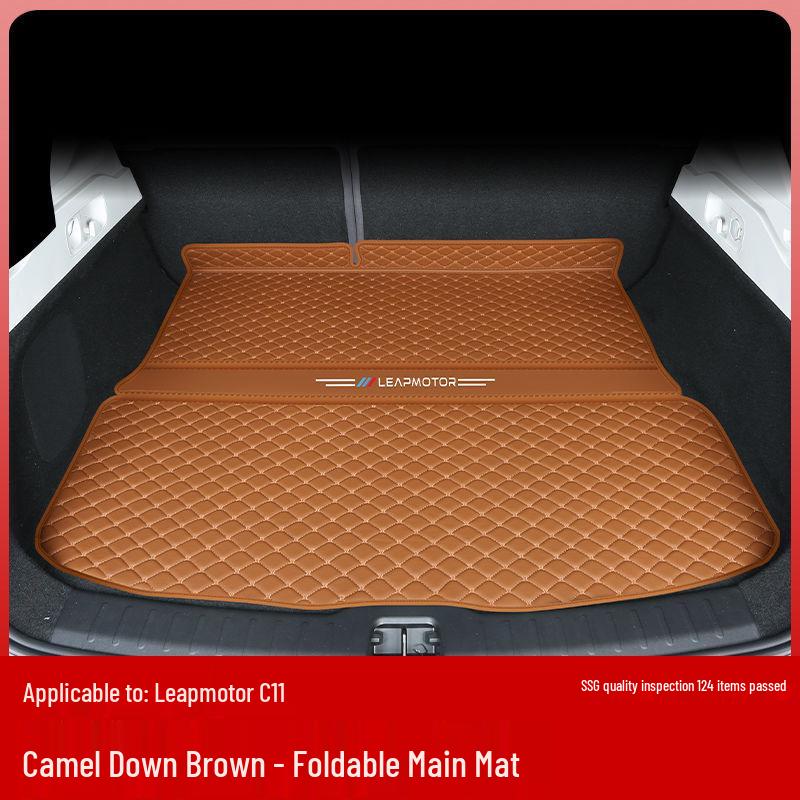 Compatible Leapmotor C11 Trunk Mat - Surround Design, Wear-Resistant, Fits 26 Models