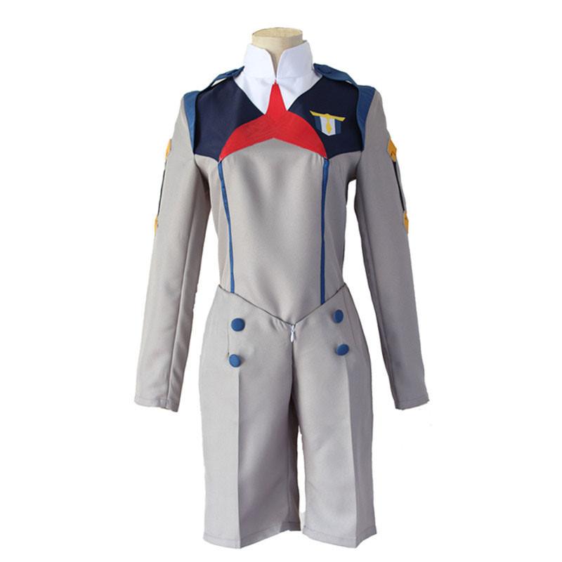 

Костюм для косплея униформа Хиро Ичиго из Darling in the Franxx топ, шорты, платье, парик Male Costume Set(No Wig),Male Costume-M