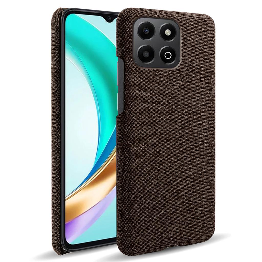 For Honor X6b 4G Case Cloth Texture Anti-Scratch Protective PC Phone Cover