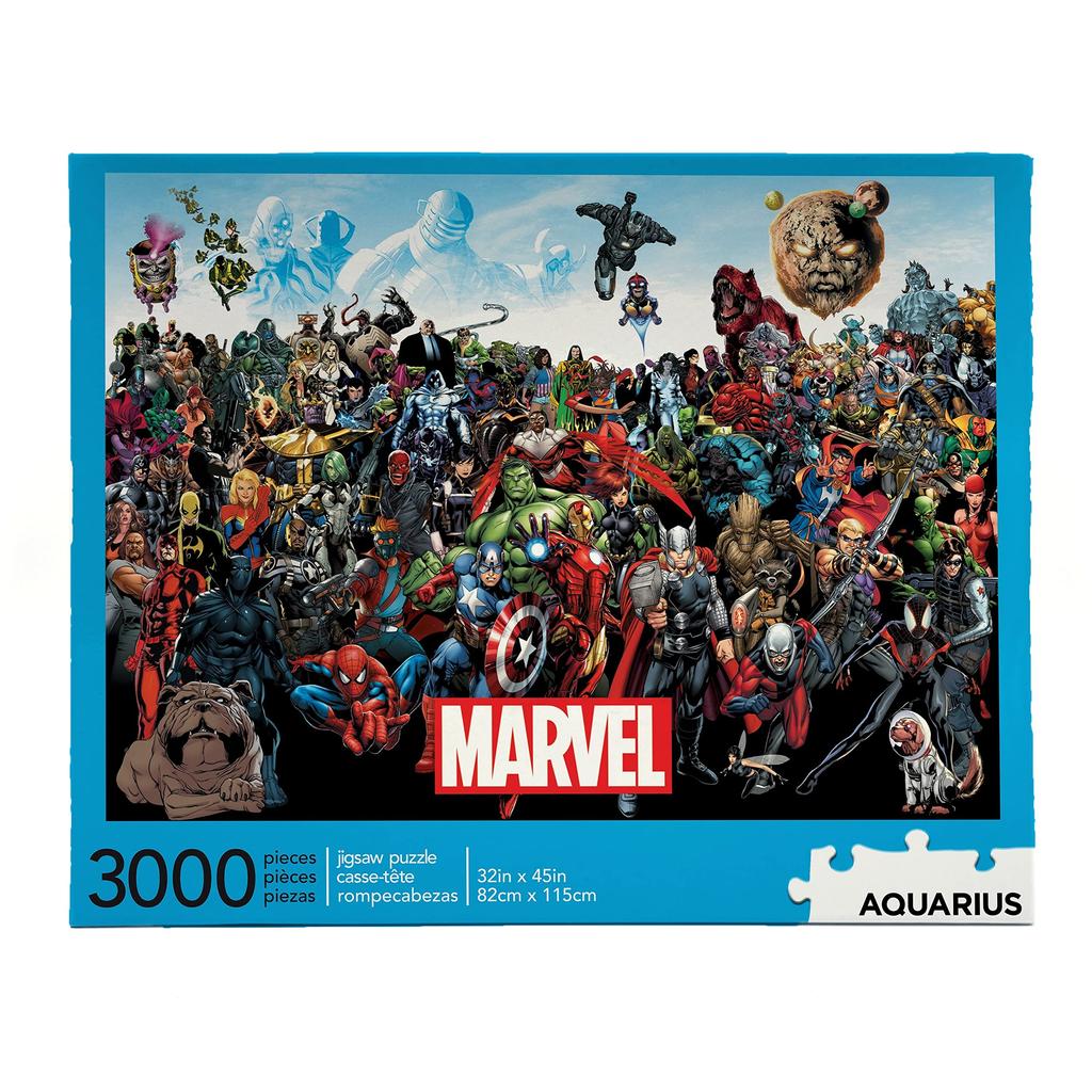 AQUARIUS Puzzle Cast Piece Jigsaw 32 x 45 inches Officially Licensed Marvel Collectible No Reflections Precision Fit No Puzzle Dust (Aquarius)
