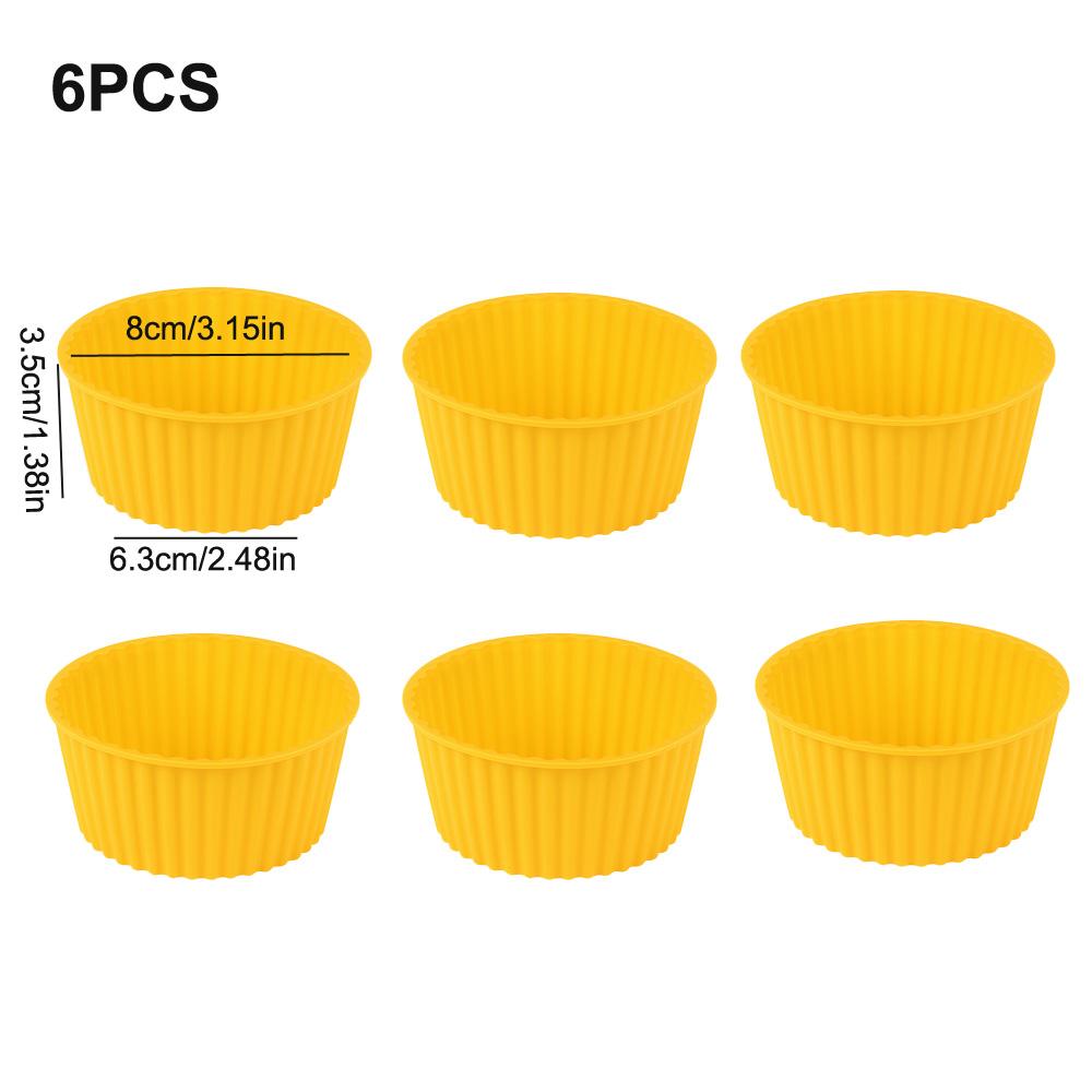 Silicone Cake Mold Air Fryer Bowl Reusable Household Oven Cake Pudding Baking Mold Kitchen Baking Accessories