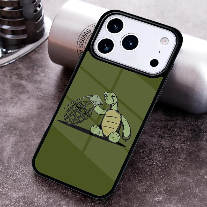 Cute Cartoon Turtle Phone Case For iPhone 17 16 15 14 13 12 11 Pro Max Plus 17Air Soft Silicone Cover