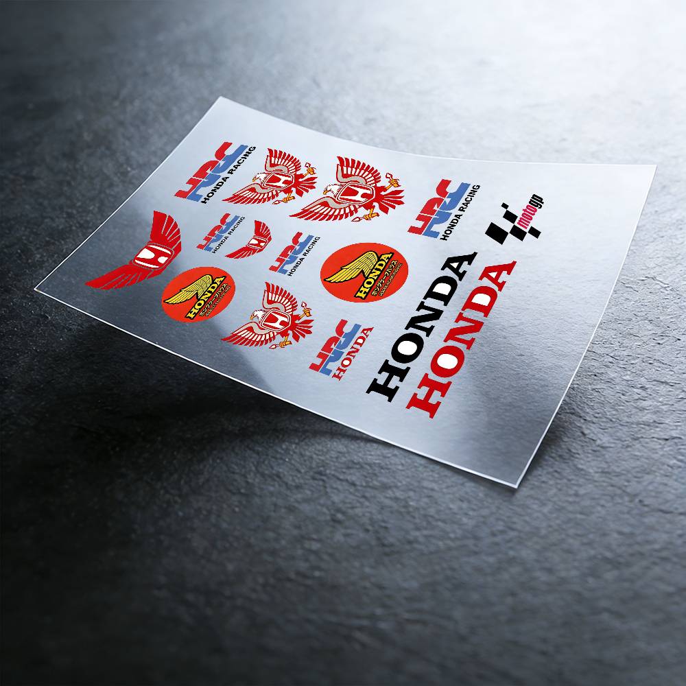ARA1 For Honda Reflective Motorcycle Stickers, 3M Safety Warning At Night In The Dark Scooter Helmets
