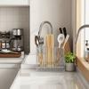 Space Saving Chopstick Storage Box Large Capacity Spoon Forks Storage Rack  Countertop