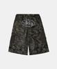 BADBLOOD Mystic Nylon Reflective Bermuda Cargo Pants - Brown Camo