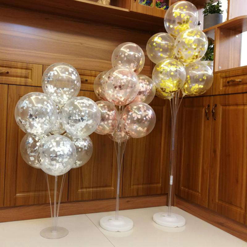 35/70/100/130cm Balloon Stand Wedding Decoration Happy Birthday Party Balloon Stick Holder Baloon Accessories Festival Globos