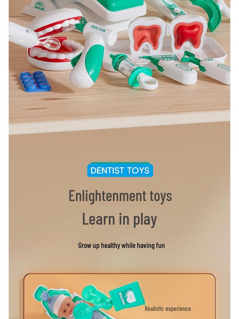 Kids' Doctor Dentist Role Play Set for Boys & Girls – Simulation Injections & Visits