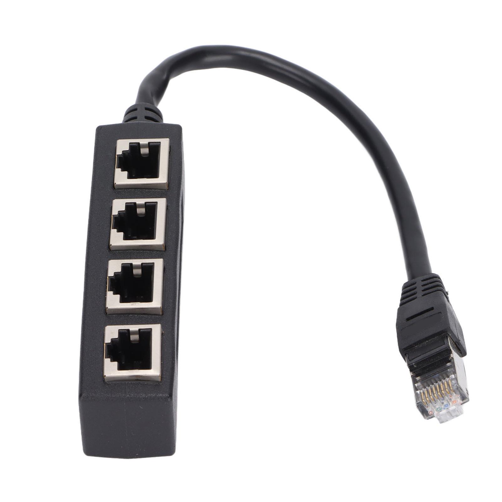 

Кабель-перехідник 3-в-1 RJ45 - 1 штекерний роз єм на 2/3 гніздо для розширення мережі