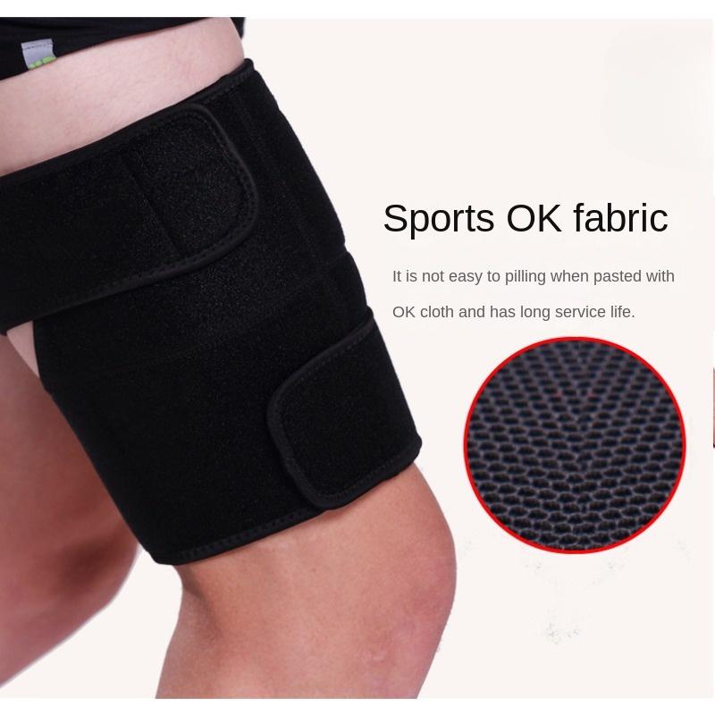 Thigh Muscle Strain Inner Strap Sheath Protective Belt Sports Basketball Knee Pads Knee Pads Men's Protective Gear Warm Cover
