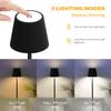 LED Desk Lamp Rechargeable 3 Color Dimming Modern Touch Switch Table Light For Bar Club Restaurant Bedroom Decor Lighting