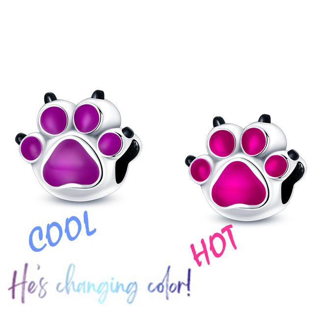 Maleta Rosa Colgante Unicornio de la Suerte Plata 925 Charm Ajuste Pulsera Fasion Original Collar Fabricación Joyería de Moda Regalo 2023 Nuevo