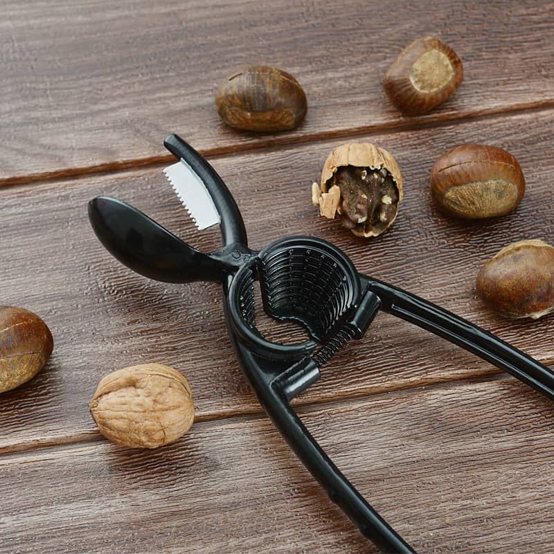 Multifunctional 2 In 1 Quick Chestnut Clip Nut Cracker Sheller Walnut Pliers Metal Nut Opener Aluminum Alloy Kitchen Tools