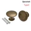 2Pcs Antique Style Pull Handles Bronze Tone Retro Alloy Kitchen Drawer Cabinet Door Knobs Furniture Hardware Fittings