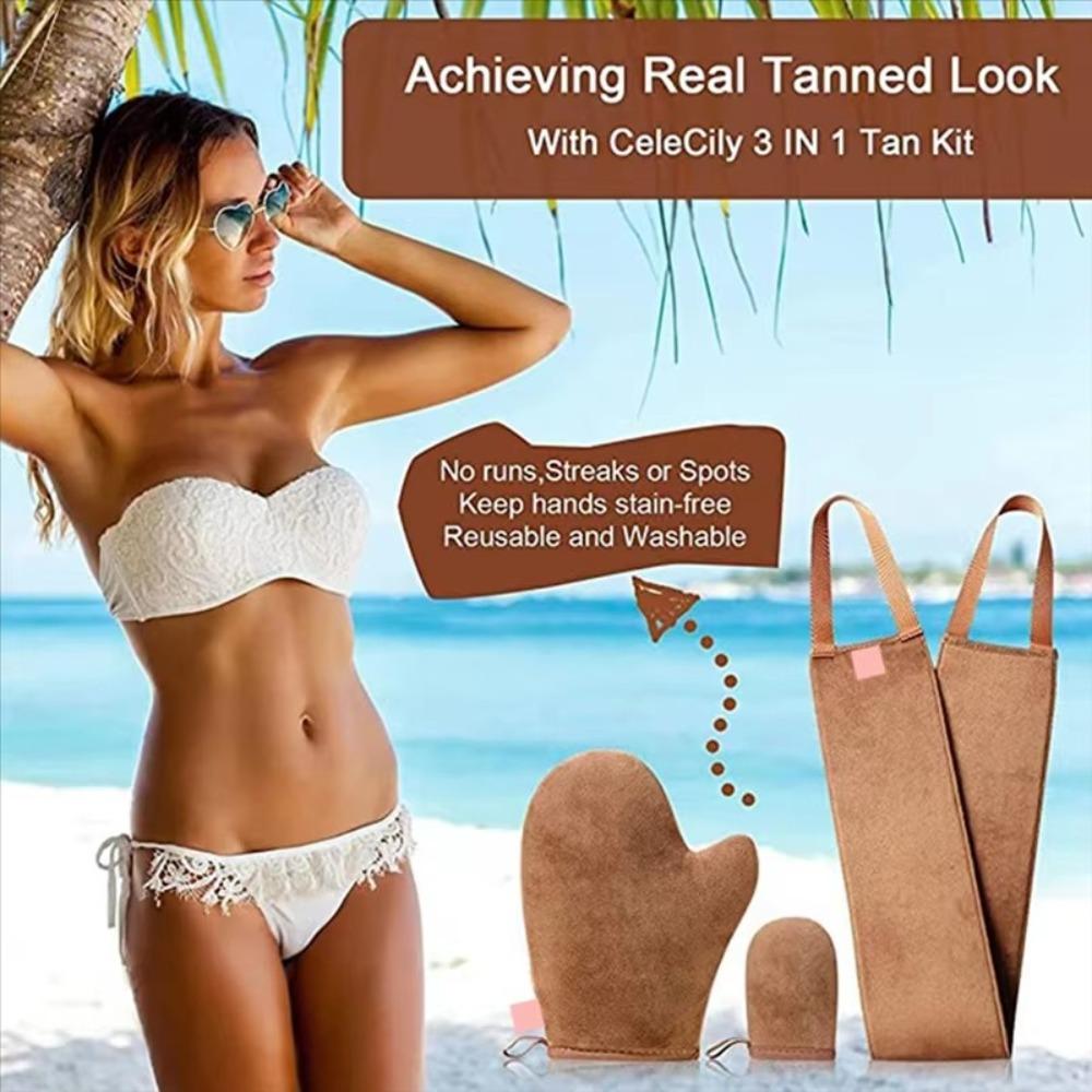 Reusable Body Lotion Glove Makeup Applicator Hands Applicator New Self-Tanning Mitt