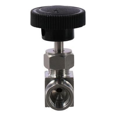 1/4 Npt Valve Stainless Steel Needle Valve Thread Straight BSPP Female 1/4 Water Gas Oil Transmission