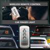 Funny Car Finger Light with Remote Control Car Interior Light Road Rage Signs Finger Gesture Lamp Auto LED Warning Brake Lights