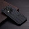 Case for Xiaomi Redmi Note 15 14 Pro Plus 4G 5G Funda Straight Wood Grain PU Leather Phone Cover for Redmi Note 15 Pro Case