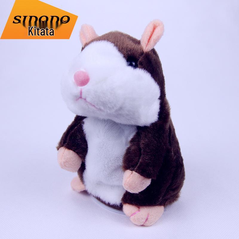 

Electric Hamster Voice Changer Doll: Talks, Walks, and Records 16CM + OPP Bag