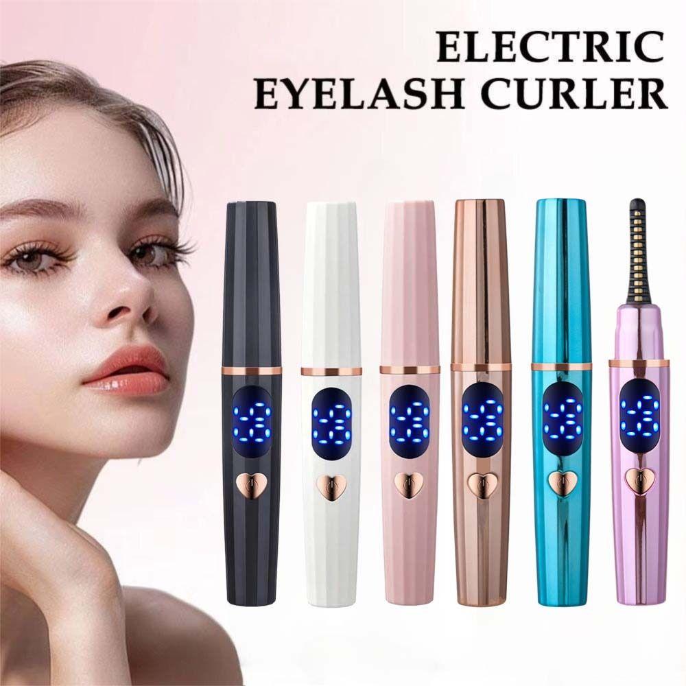 Long-Lasting Styling Electric Eyelash Curler Portable Eyelash Curling Device  For Women