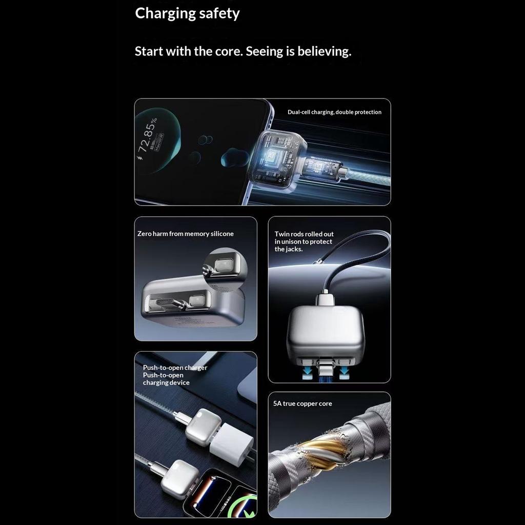 140W Automatic Disconnect Charger Overcharge Protection Portable Data Cable Separator Intelligence Full Charge Separator