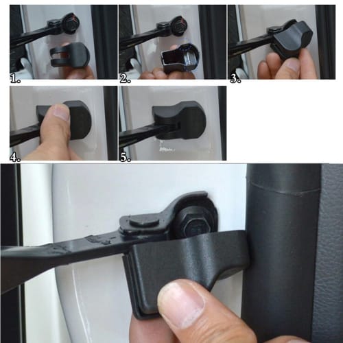 Compatible Nissan Door Hinge Cover for Note/Juke/Cube/March/X-Trail, Etc. To Dress Up!