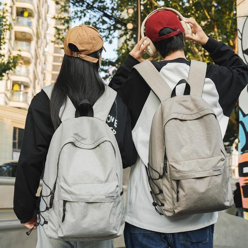 Large capacity new men's and women's schoolbags new student backpacks lightweight casual backpacks