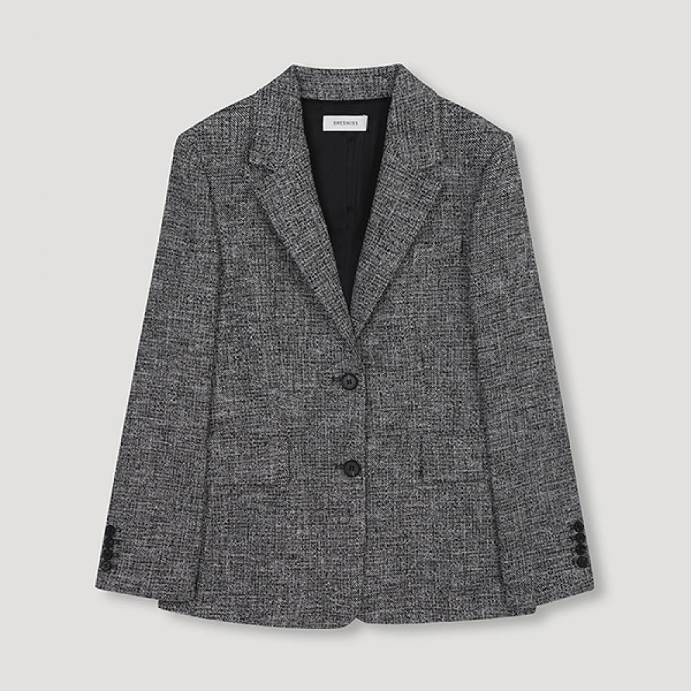 

She S miSS Пиджак с елочкой на двух пуговицах Swwjkn31050 Bk blacks/55