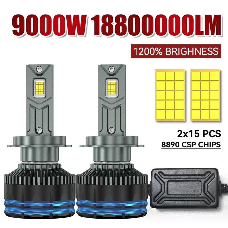 9000W 1880000LM H7 H4 H11 LED Scheinwerfer Hohe Leistung 8890 CSP Canbus H1 H8 9005 HB3 9006 HB4 9012 HIR2 Turbo Lampe Auto LED Scheinwerfer