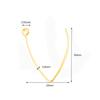 New V-shaped Earring French Earring Hooks Findings Ear Hook Wire Settings Base Settings For Jewelry Making Earrings Accessories
