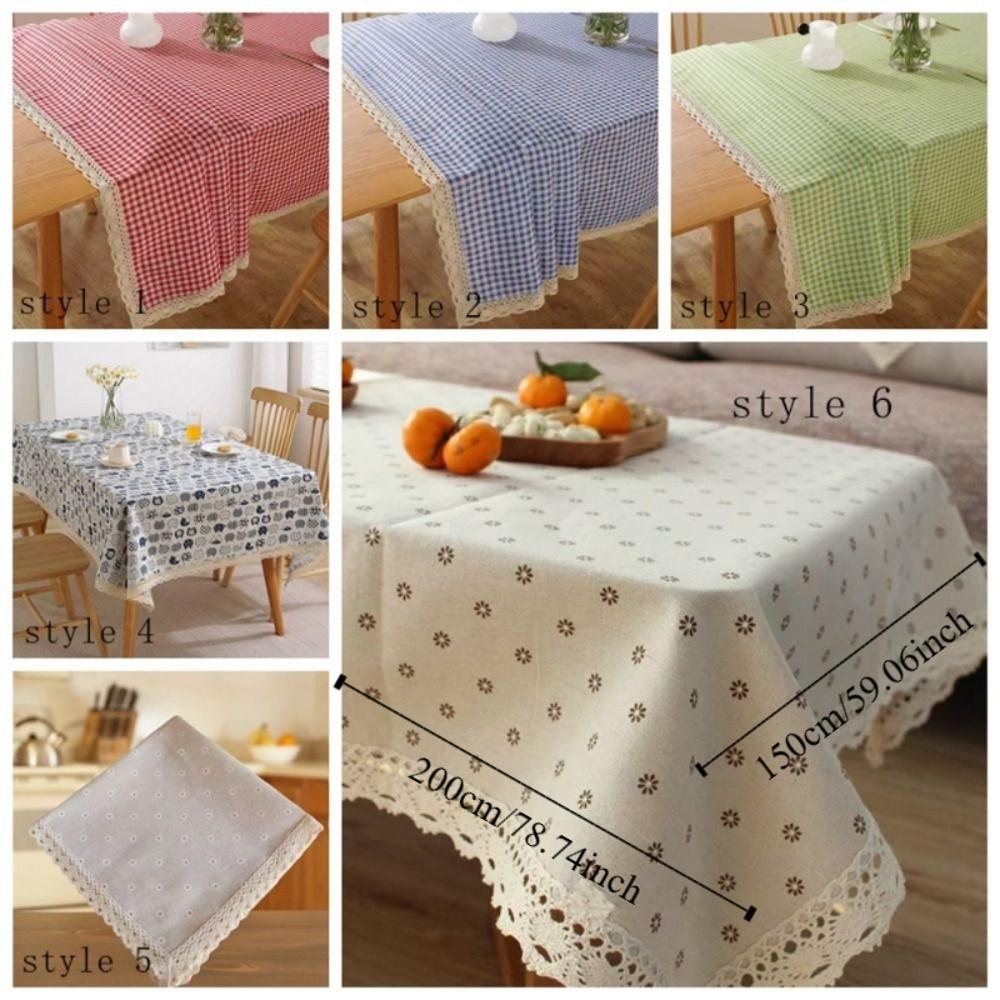 Dustproof Dining Table Cloth Stain Resistant Washable Tea Table Tablecloth Oil Resistant Soft Nordic Table Cloth Home Decor