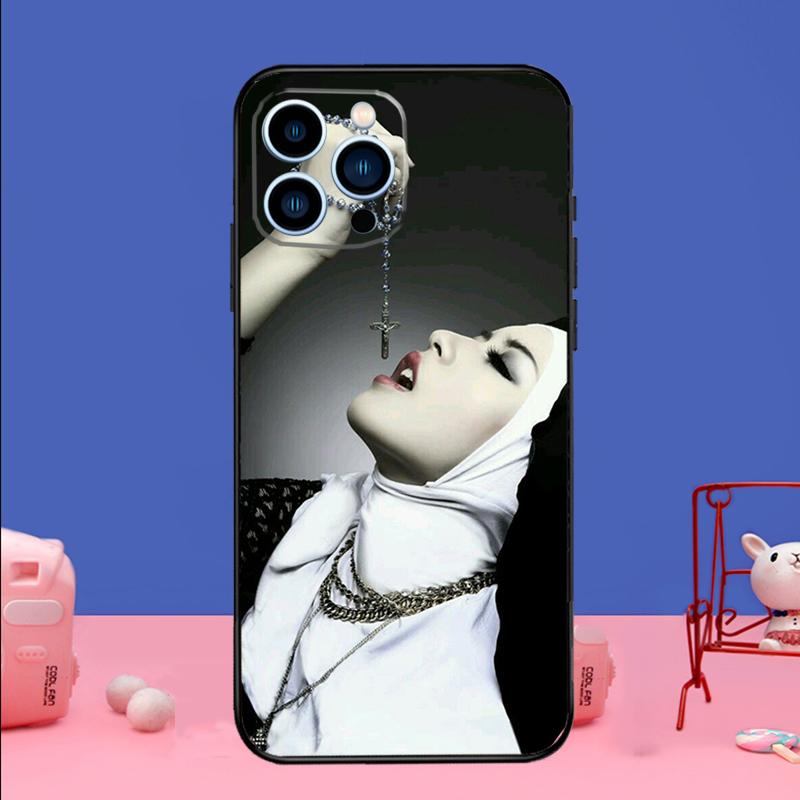 

Sister Nun Phone Case For iPhone 17 16 15 13 11 12 14 Pro Max mini 15 16 Plus 16e 17 Air Bumper Cover iPhone 17 Air