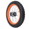 14 Inch Front Wheel Rim Tire Assembly 60/100-14 Tire Inner Tube 12mm Axle Rim Replacement for Tuttio Soleil01 Electric Dirt Bike
