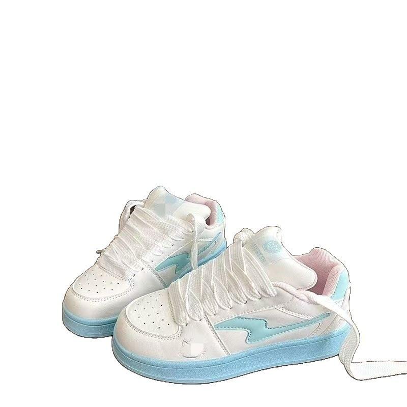 Platform White Shoes Women's Autumn New Models, Popular Height-increasing Shoes This Year, Versatile Casual Women's Board Shoes