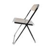 Folding Chair INS Style Folding Design Transparent Durable Sturdy Metal Foldable Chair for Party