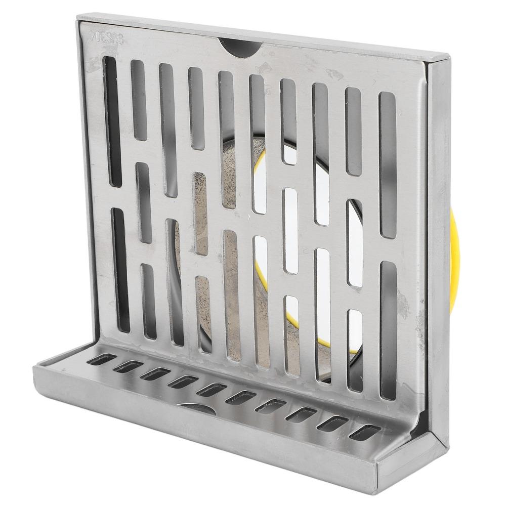 Right Angle Design Corner Floor Drain 304 Stainless Steel Wall Corner Drain  Laundry Room