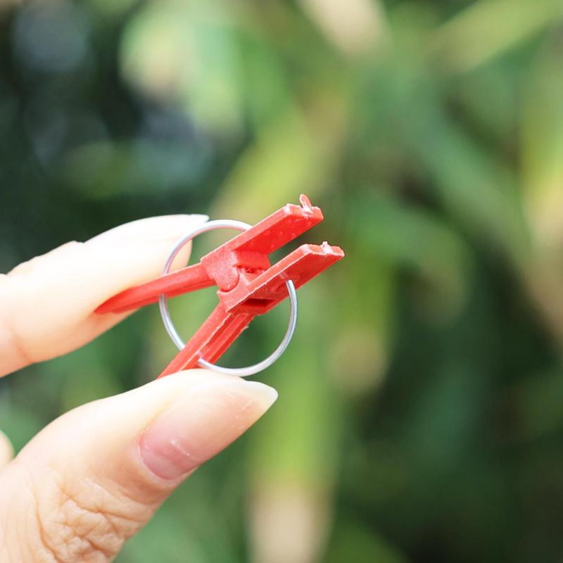 100pcs Garden Tool Graft Clip Graft Clamp For Novice Enthusiast Stable Connection Versatile Ample Quantity Plastic