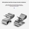 50Pcs Stainless Steel Solar Cable Clamps Solar Cable Fastener Organizers Solar Panel Wire Clamp Easy To Install