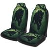Black Panther In The Forest Themed Car Seat Cover Set For Most Cars, Fashion Novelty Car Seat Protector Covers Full Set, Univers