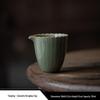 Celadon Ruyi Tea Set: Embossed Gaiwan, Teapot, Cup, Can, and Ornament