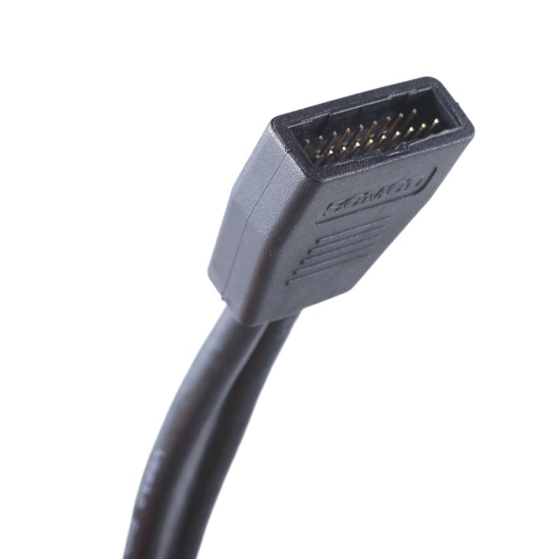 Chassis Motherboards 20Pin Cable Female to Female Male to Female Extension Cable 19Pin USB3.0 Cable Shielded