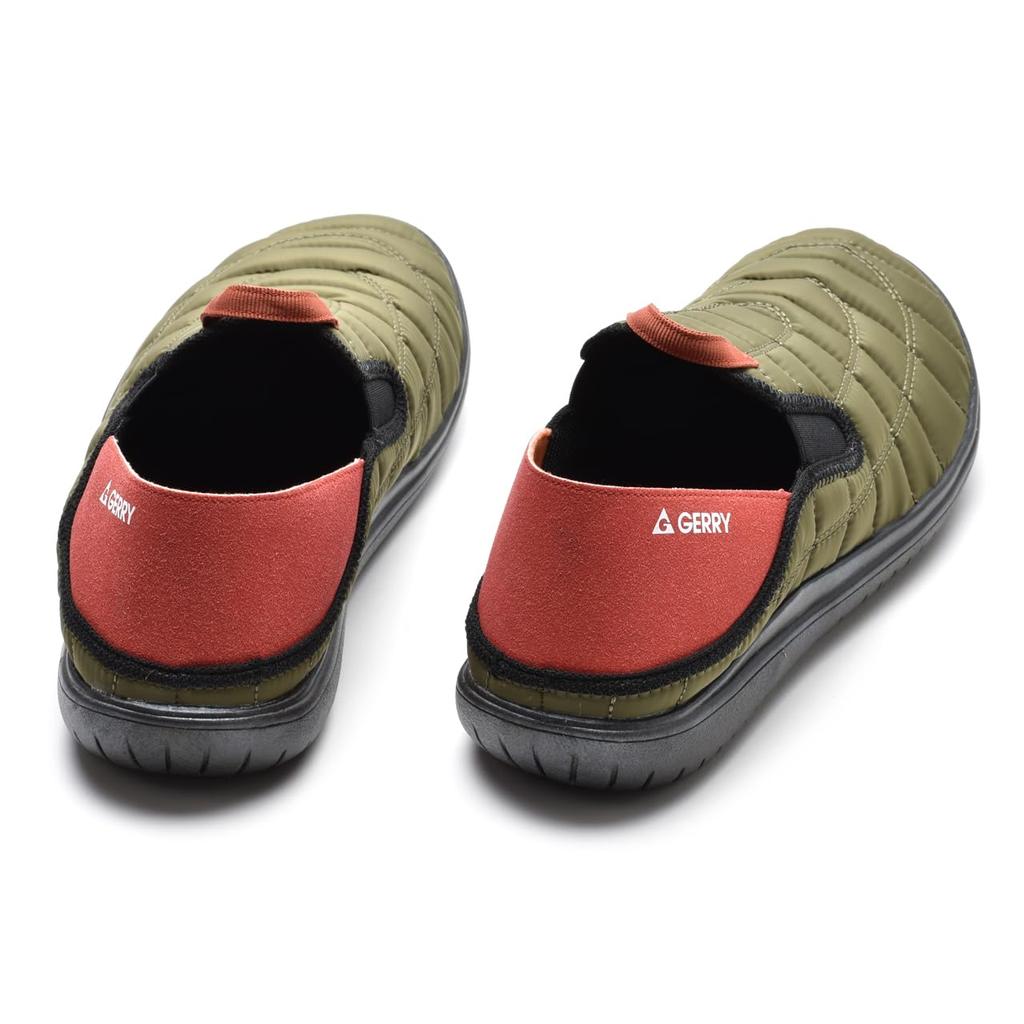 GERRY Clog Sandals with Heel Adjustment and Flame Retardant Finish Japanese Shoe [YAMATOHEP] Men's Slip-On (Khaki, Sizes, Adult, Alphabet, XXL, 3L)